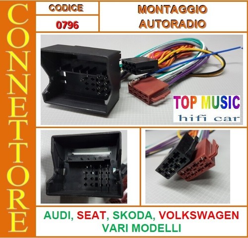 Audi connettore autoradio - audi,
