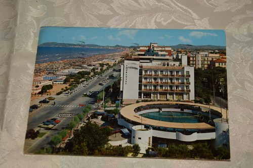 Cartolina riccione lungomare - riccione, e