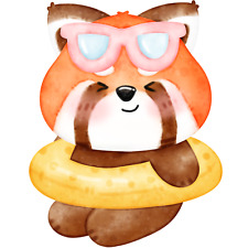 9 adesivi auto sticker panda