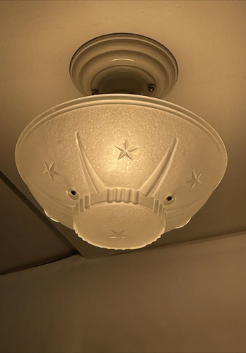 Plafoniera vintage semi