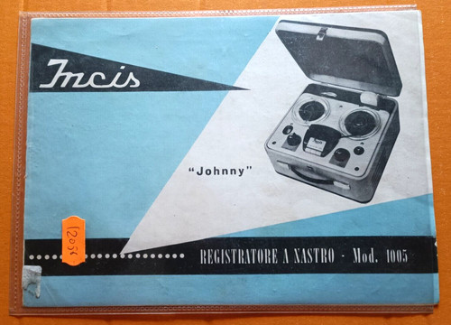 Tape recorder instruction - tape,