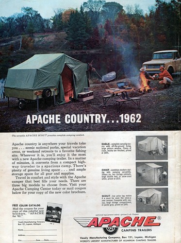 Pubblicità 1962 apache - pubblicità, scout
