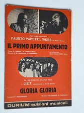 GLORIA GLORIA - J.e.t /IL PRIMO APPUNTAMENTO - Papetti , Wess/ Spartito musicale