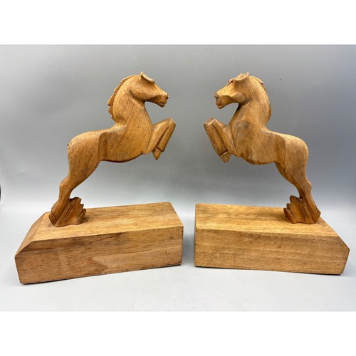 Fermalibri vintage legno - fermalibri, in