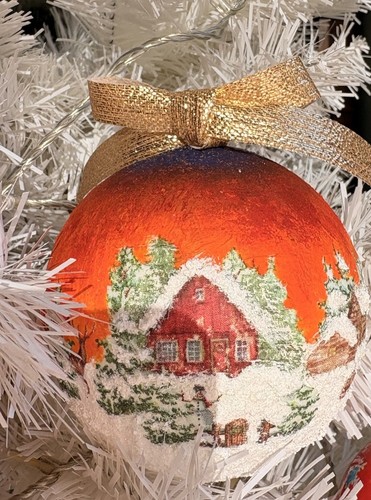 Pallina natale bosco - pallina, di