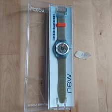 Orologio swatch automatic san100 blue matic 1991 box funzionante MAI INDOSSATO