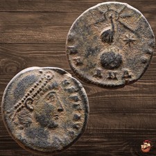 Moneta Follis Bizantina -