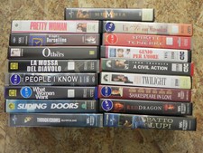 Lotto Vhs Film Vari Generi 17 videocassette Red Dragon Borsellino Vhs MEDUSA