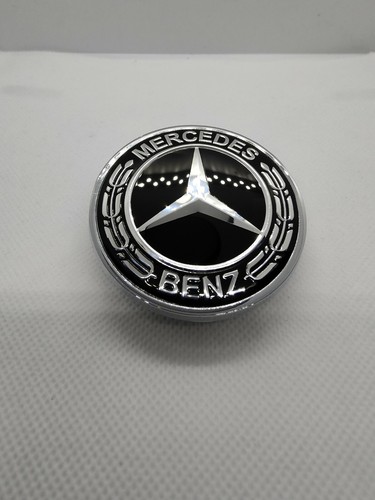 Logo capot mercedes benz noir - logo,