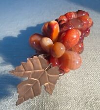 Grappolo d'uva in pietre dure vintage anni '80 