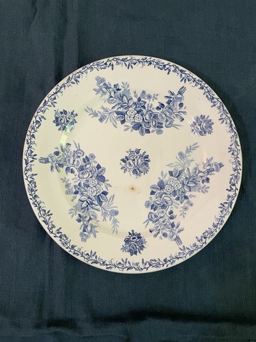 Ancien plat rond - rond, terre