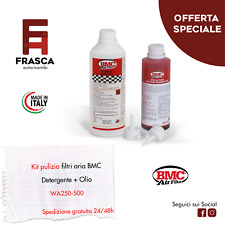 KIT PULIZIA LAVAGGIO FILTRO ARIA SPORTIVO K&N RACING BMC OLIO LIQUIDO WA250-500