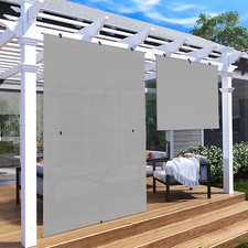 Gray patio sun shade - gray, roller