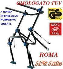 PORTABICI POSTERIORE 3 BICI SMART CABRIO 2008 X BICI UOMO DONNA MB SPECIALI