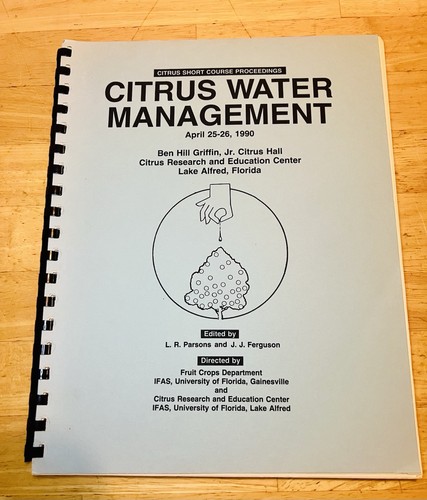 Citrus water management short - citrus,