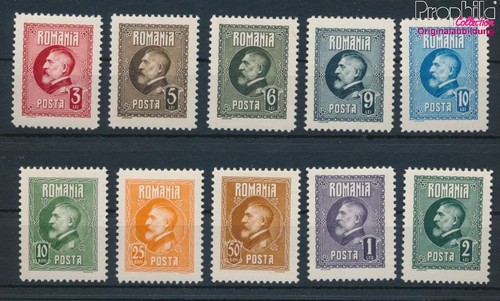 Stamps romania 1926 - mi, 293-302