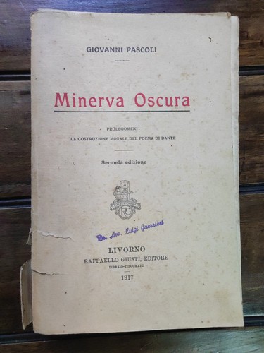 Giovanni pascoli minerva - pascoli,