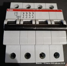 Interruttore Magnetotermico ABB C10 6000 4p