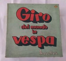 GIRO DEL MONDO IN VESPA - GIOCO DA TAVOLO VINTAGE Anni '50