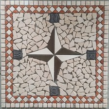 Rosone mosaico antica - mosaico, "antica