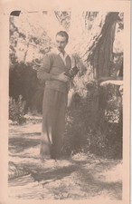 B2 - Foto Photo Fotografia Fotocartolina Anni 30 - Giovane Uomo Macchina Fotogra