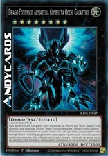 DRAGO FOTONICO ARMATURA COMPLETA OCCHI GALATTICI • Super R RA01 IT037 • 1Ed