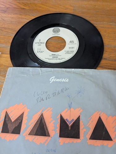 Genesis mama copertina - mama., 45".