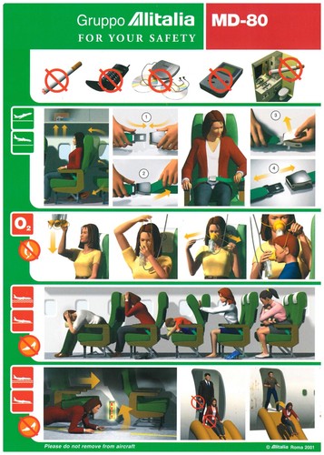 Scheda sicurezza alitalia - sicurezza, /