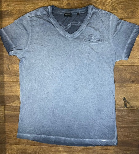 Shirt diesel grigia scollo a - t-shirt,