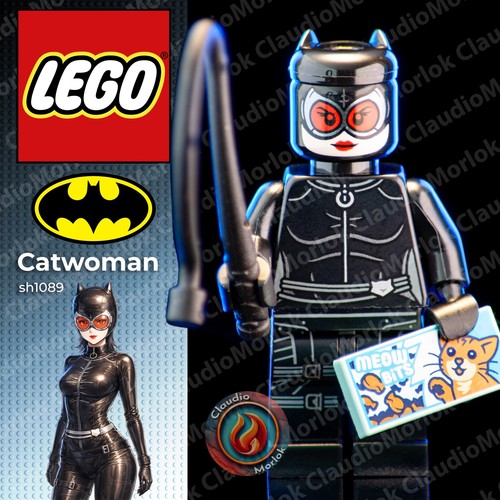 Lego catwoman red - catwoman,
