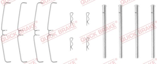 Quick brake set accessori - set,