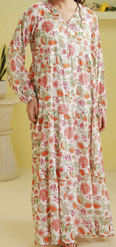 Abito lungo donna multicolore
