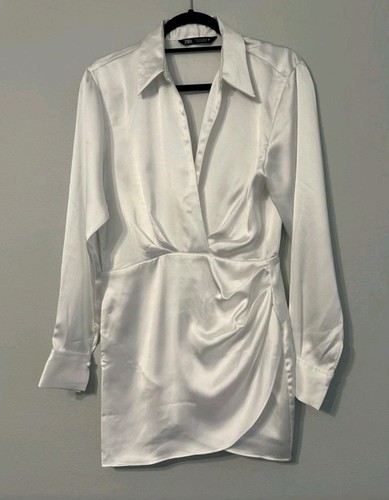 Abito camicia drappeggiata