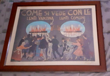 Bruno Fael STAMPA PUBBLICITARIA LENTI VANZINA