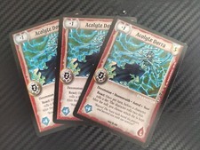 Warlord ccg Dragon Fury Deverenians Character Acolyte Dorra Playset x3