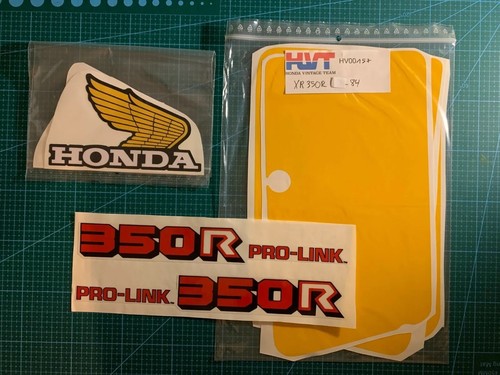 Honda 350 1984 stickers - r,