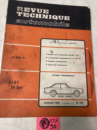 Fiat 124 sport - fiat, revue