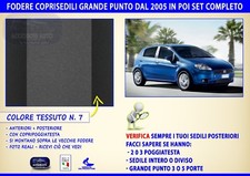 Coprisedili Grande Punto Fiat