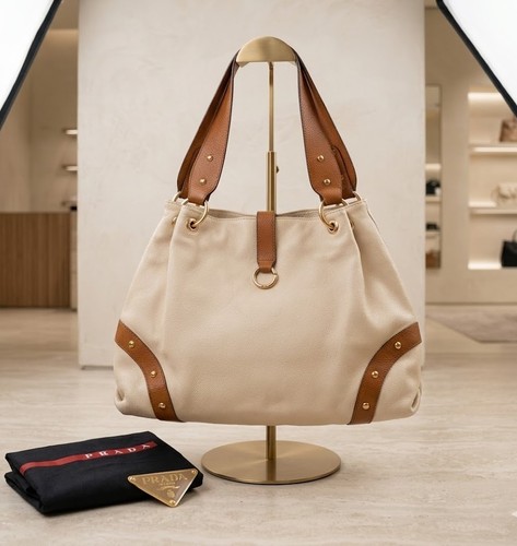 Borsa prada morbida - morbida, pelle