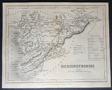 Antica mappa della contea c