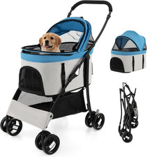 Passeggino per Cani Pieghevole