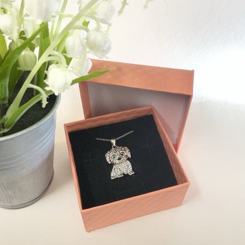 Collana lunga tono argento - collana,