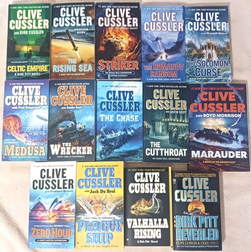 Mixed lot clive cussler - lot, 14