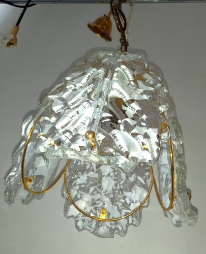Lampadario vintage murano - lampadario,