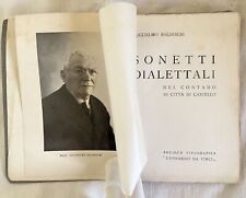 GUGLIELMO BALDESCHI SONETTI DIALETTALI DEL CONTADO DI CITTA DI CASTELLO 1943