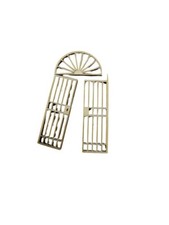 Wooden gate gate 8x4 cm for