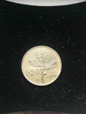 RARE 1970 20 LIRE COIN -