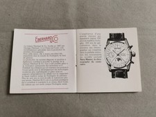 Eberhard & Co. Instruction booklet for Navymaster 31111/32112/30030 chrono 100°