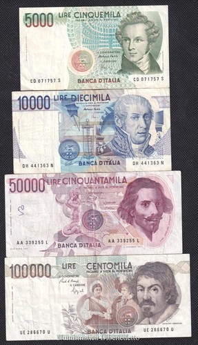 Lotto banconote lire - lotto,