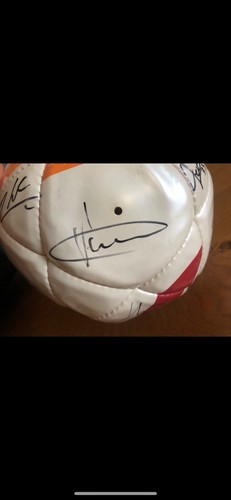 Pallone calcio autografato - da,